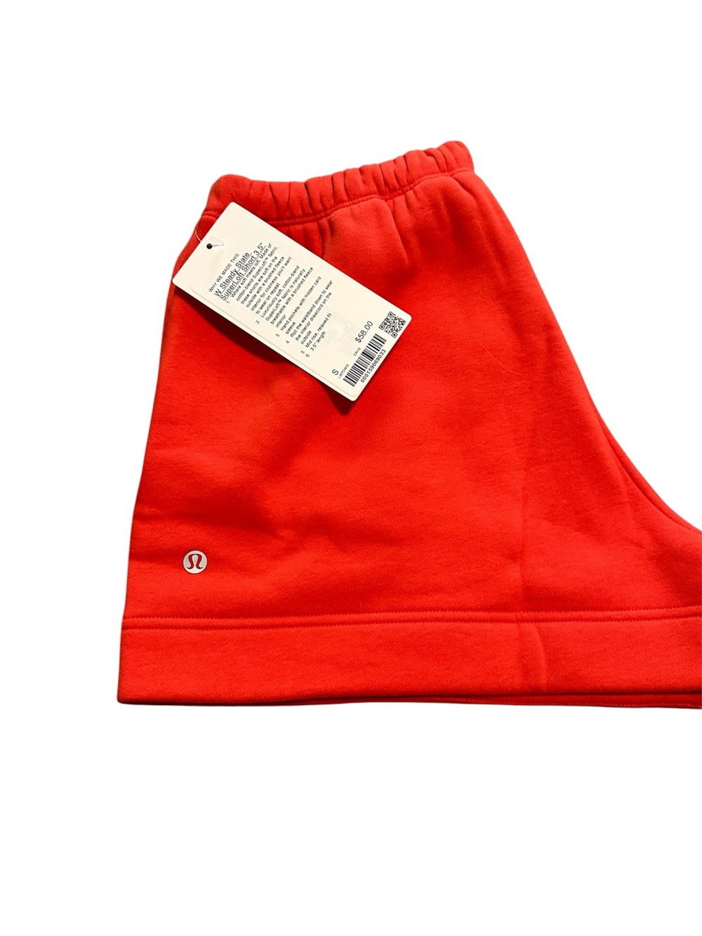 lululemon🍋Steady State Super Loft Short 3.5” Size Small NWT Cherry 🍒 Ember - Picture 6 of 10